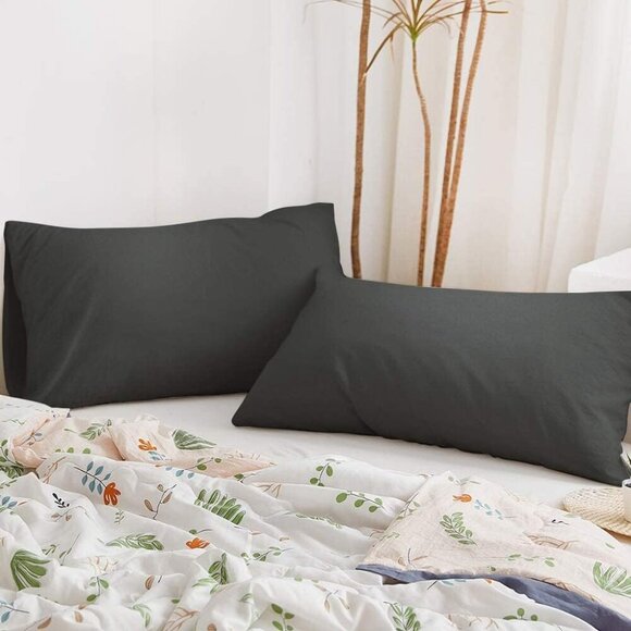 Microfiber Standard Pillowcases Set of 2, Soft Wrinkle Resistant and Easy Care P - Picture 2 of 7